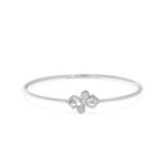 Twilight Spark Diamond Oval Bangle Bracelet