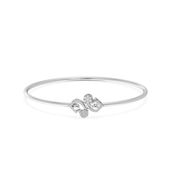 Twilight Spark Diamond Oval Bangle Bracelet