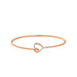 Timeless Love Openable Heart Bangle Bracelet