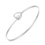 Timeless Love Openable Heart Bangle Bracelet
