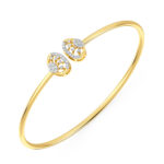 Sunburst Oval Diamond Bangle Bracelet