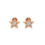 Star Minimal Diamond Studs Earrings