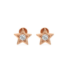 Star Minimal Diamond Studs Earrings