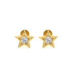 Star Minimal Diamond Studs Earrings