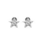 Star Minimal Diamond Studs Earrings