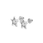 Star Minimal Diamond Studs Earrings