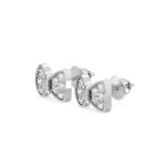 Graceful Bow Shaped Diamond Studs Earring