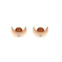 Discover parrot moon diamond studs Earrings