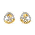 Shop Stunning Floral Stud Diamond Earrings