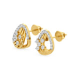 Shop Stunning Floral Stud Diamond Earrings