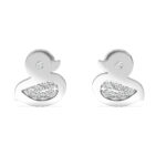 Minimal Duck Diamond Studs Earrings