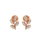Nature - Inspired Diamond studs Earrings