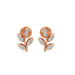 Nature - Inspired Diamond studs Earrings
