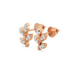 Nature - Inspired Diamond studs Earrings
