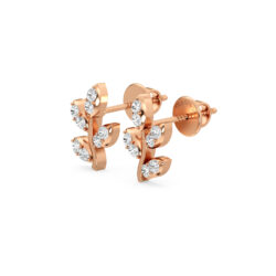 Nature - Inspired Diamond studs Earrings