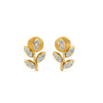 Nature - Inspired Diamond studs Earrings