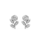 Nature - Inspired Diamond studs Earrings