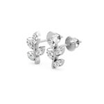 Nature - Inspired Diamond studs Earrings