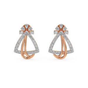 Celestial Grace Diamond Drop Earrings