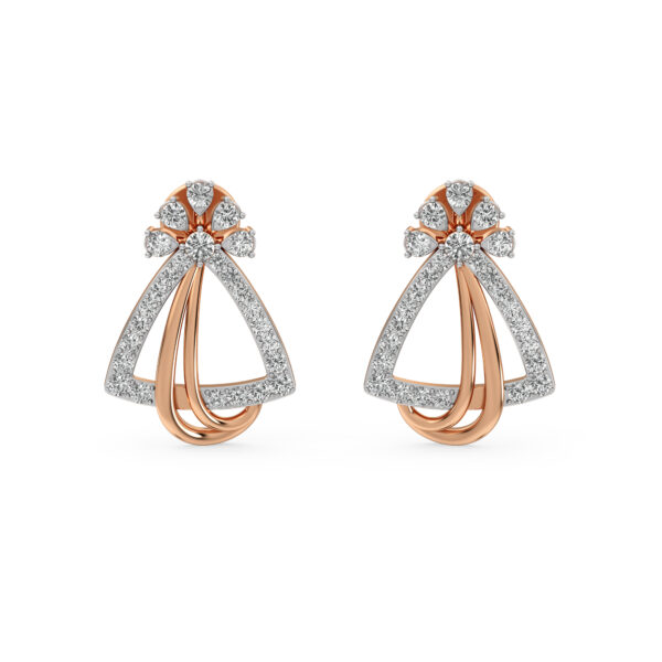 Celestial Grace Diamond Drop Earrings