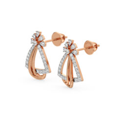Celestial Grace Diamond Drop Earrings