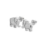 Mini Elephant Diamonds Studs Earrings