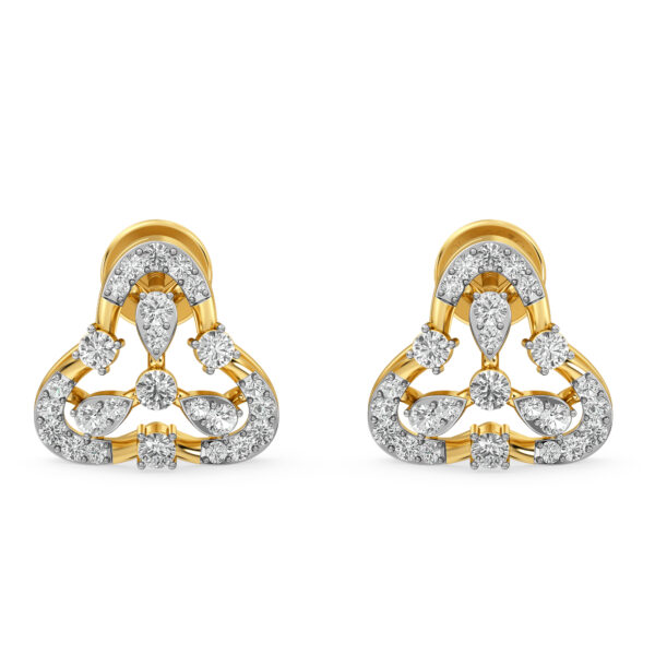 Dazzleknot Diamond Earrings