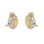 Graceful Swirl Diamond Earrings