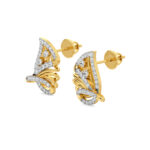 Graceful Swirl Diamond Earrings