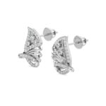 Graceful Swirl Diamond Earrings