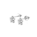 Timeless Elegance To Your Look With These Stunning Floral Diamond Stud Earring