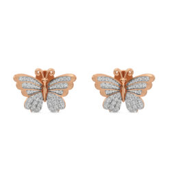 Butterflys Desire Diamond Stud Earrings