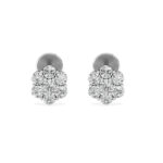 Blossom Brilliance Diamond Studs Earrings