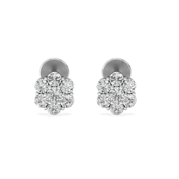 Blossom Brilliance Diamond Studs Earrings
