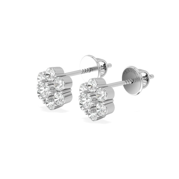 Blossom Brilliance Diamond Studs Earrings