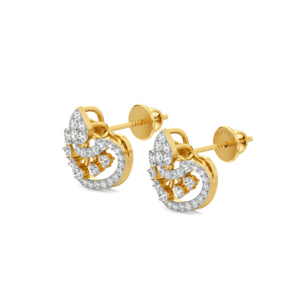 Embrace Royal Elegance With Celestial Crown Diamond Earrings