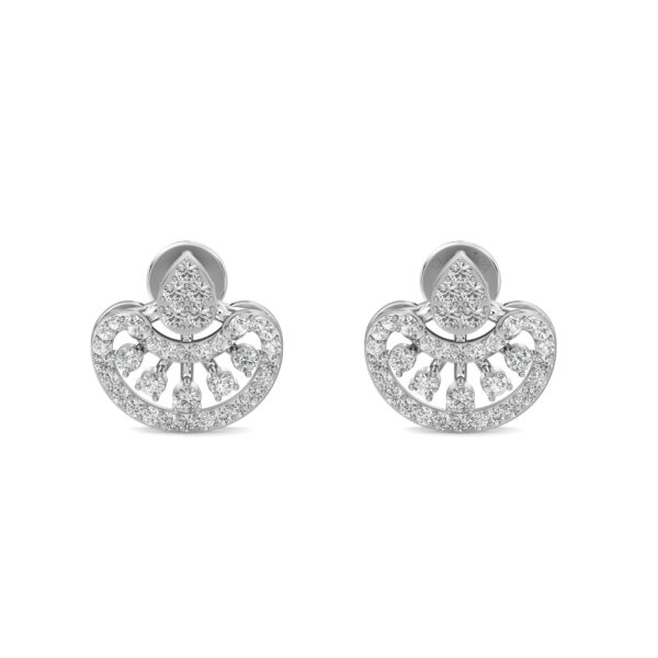 Embrace Royal Elegance With Celestial Crown Diamond Earrings