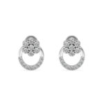 Orchid Aura Diamond Tops Earrings