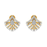 Radiant Bloom Gold Stud Earrings