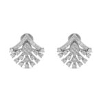 Radiant Bloom Gold Stud Earrings
