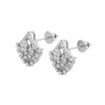 Radiant Bloom Gold Stud Earrings