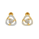 Floral Vortex Diamond Earrings