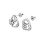 Floral Vortex Diamond Earrings
