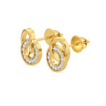 Opulence Circle Diamond Studs Earrings