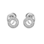 Opulence Circle Diamond Studs Earrings