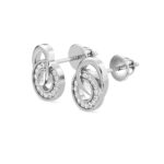 Opulence Circle Diamond Studs Earrings