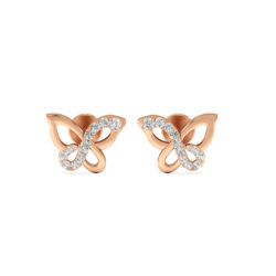 Butterfly Bliss Diamond Studs Earrings