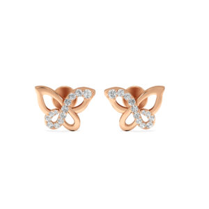 Butterfly Bliss Diamond Studs Earrings