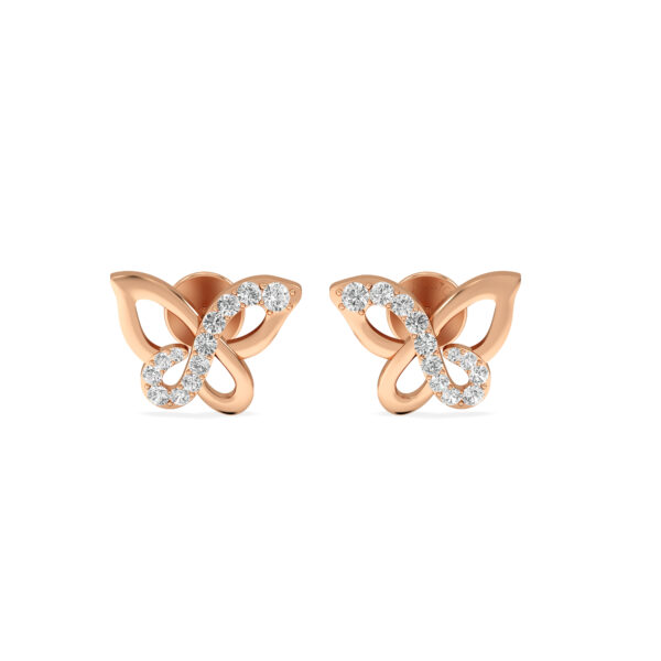 Butterfly Bliss Diamond Studs Earrings