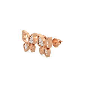 Butterfly Flutter Diamond Studs Earrings